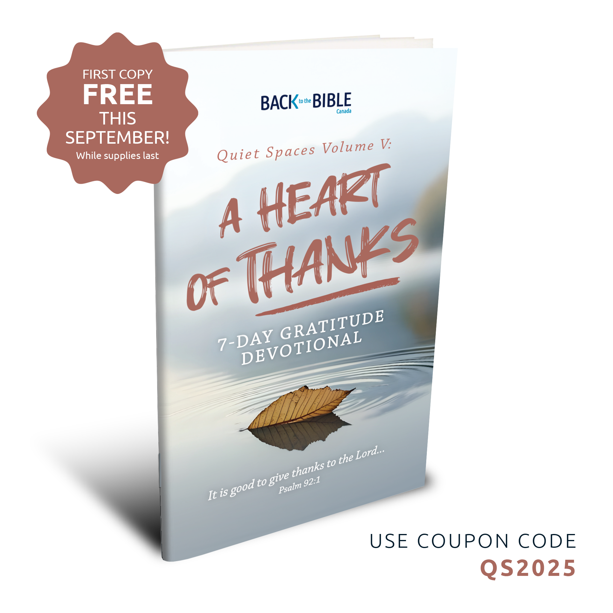 Quiet Spaces: A Heart of Thanks